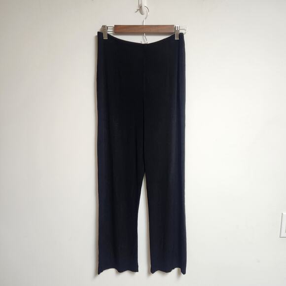 Chico's Pants - Vtg Chicos Travelers Pants Sz 1 Womens 8-10 Pull On Slinky Stretch Pleated Front